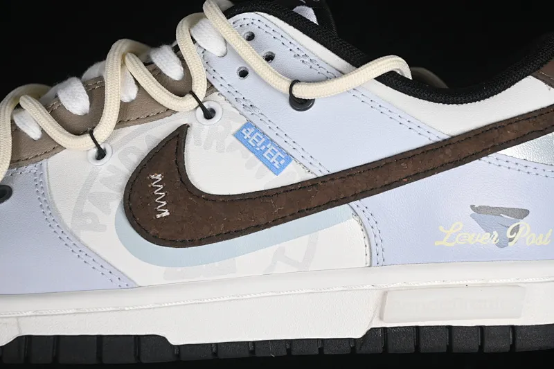 All categories Nk SB Dunk series Nk SB Dunk Low low-top sneakers Nk Dunk Low Panda Prank Heartbeat Email Xinwei Mi Blue Brown SB low-top casual sneakers DD1391-100